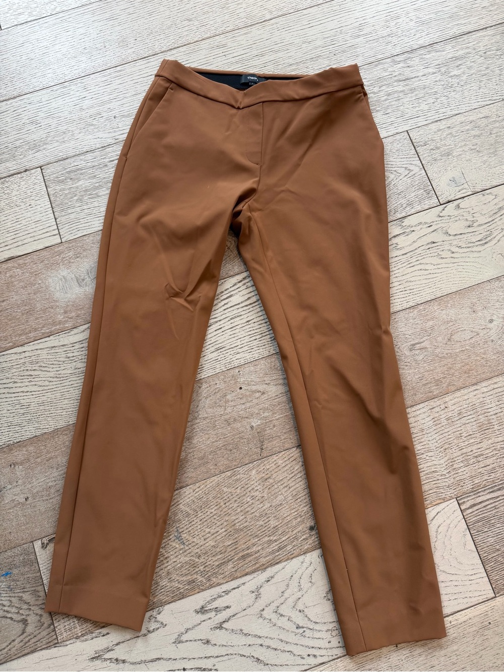 Theory Brown Slim Dress Pants